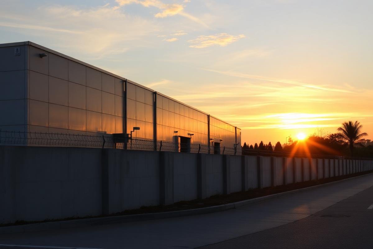 Precast compound wall
